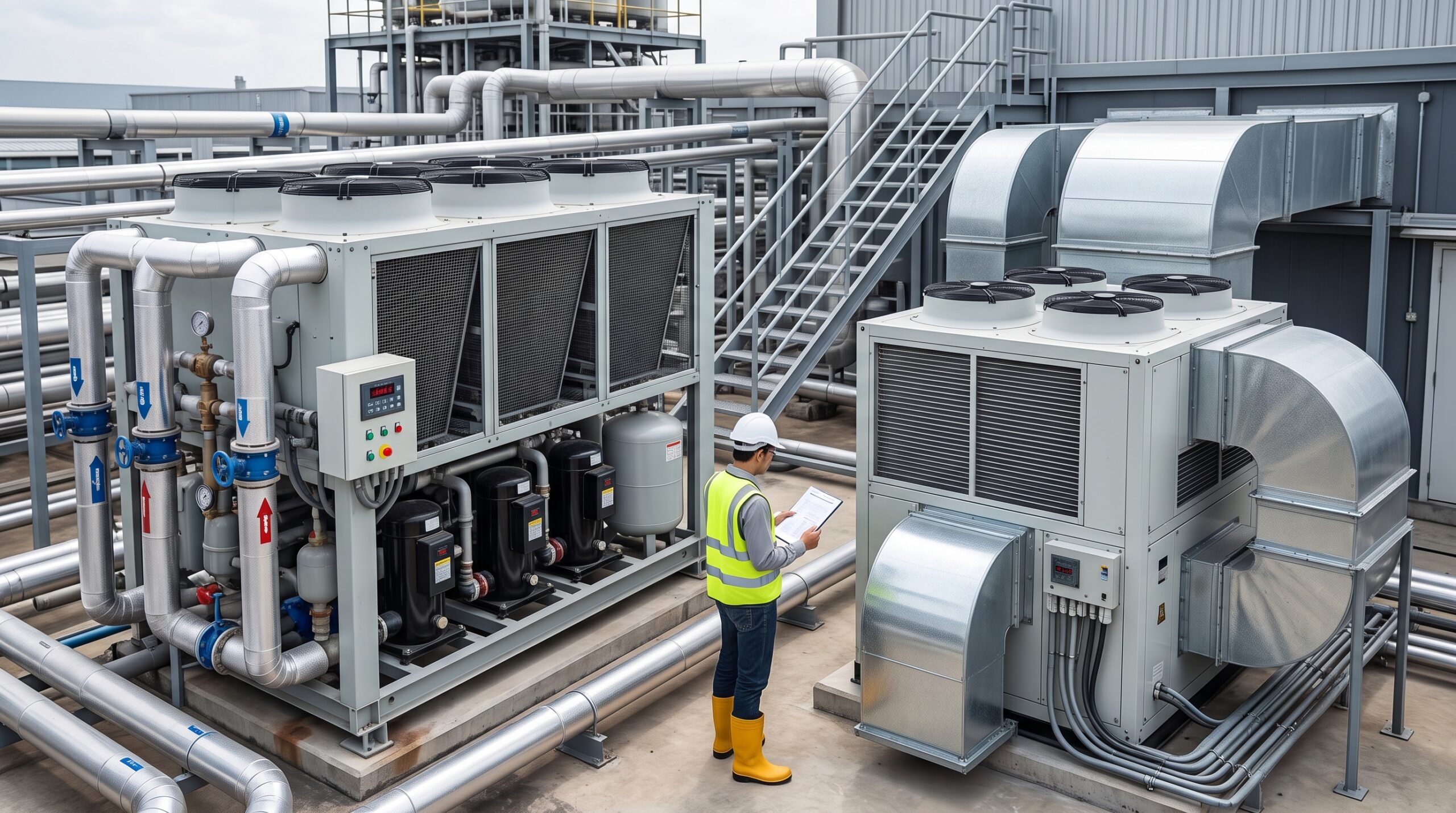 Selección de Chillers vs. Paquetes DX para Áreas Críticas Industriales: Criterios de Ingeniería y Confiabilidad